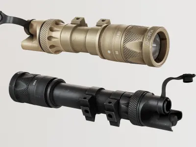 Surefire Scout Light M300V-M600V Low-poly 3D model