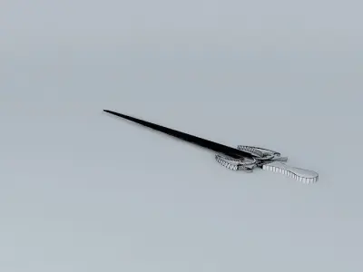 espada blue sword Free 3D model