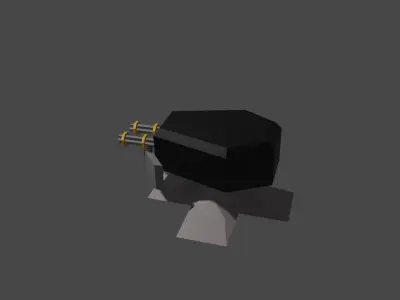 Sentry Turret Free low-poly 3D model