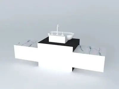 Bahroom sink Free 3D model