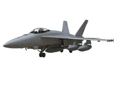 F18 airforce 3D model