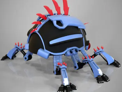 Robotic beetle 3D model
