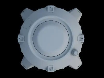 Sci Fi Landing module - Escape Pod 3D model