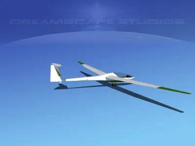 Glaser Dirks DG-200 15-metre Sailplane V06 3D model
