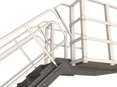 Passenger Steps 3D model