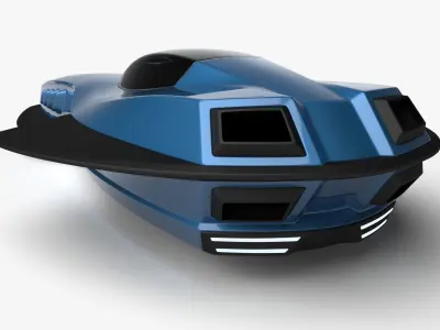 Racing Spaceship Gamma Velorum 3D model
