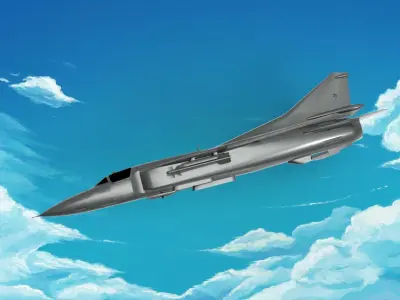 Mikoyan-Gurevich MiG-23 3D model