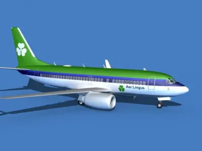 Boeing 737 MAX 7 Aer Lingus 3D model
