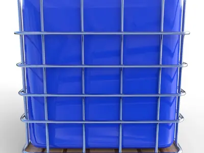 IBC Container 6 Low-poly 3D model