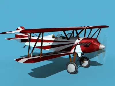 Travelair 2000 V06 3D model