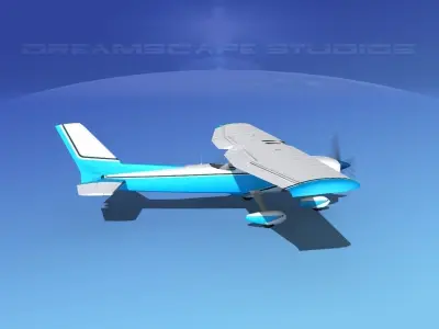 Cessna 150 Aerobat V09 3D model