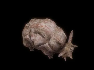 creature bizon alpha character animal  Low-poly 3D model