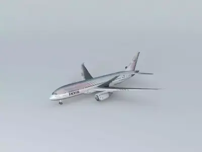 Boeing 787 800 TACV Free 3D model