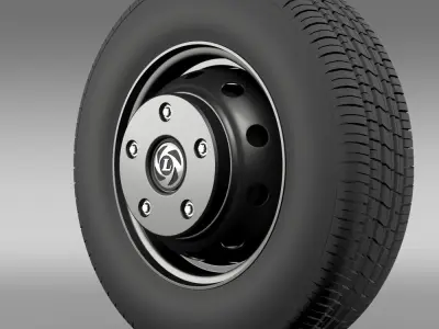 Ashok Leyland wheel 3D model