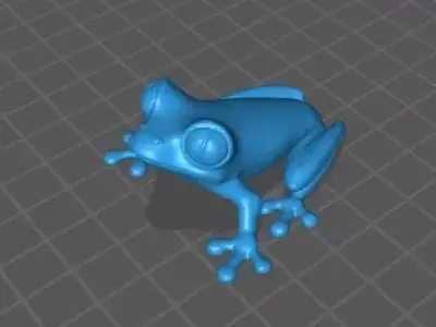 3D Printable Frog 3D print model