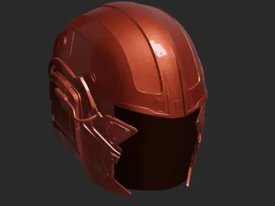 Futuristic Helmet  3D print model