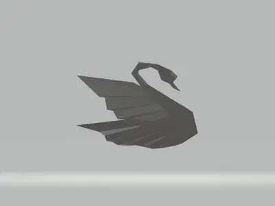 Origami Swan Free 3D print model