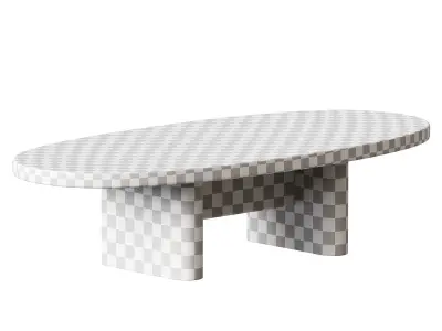 Wooden Coffee Table Fishes Series 18 by Joel Escalona 3D model