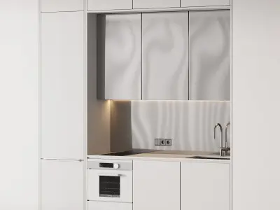 236 modern kitchen 13 mini kitchen 02 PART 2 3D model