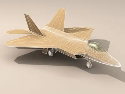 F22 raptor 3D model