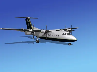 Dehavilland DHC-7 Dreamscape 3D model