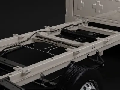 MAN TGE Chassis Single-Cab 2017 3D model