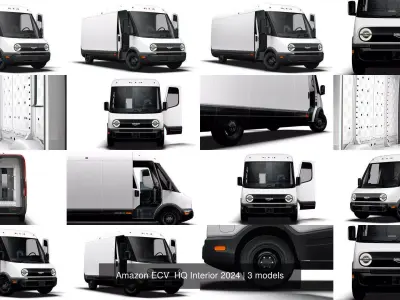 Amazon ECV HQ Interior 2024 3D Model Collection