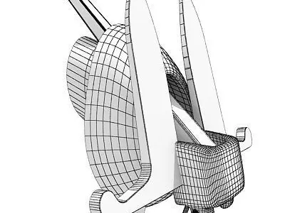 Detailed not textured Anchor 2 3D model