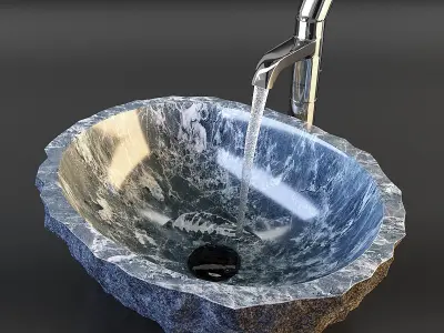 Marble sink 3D model