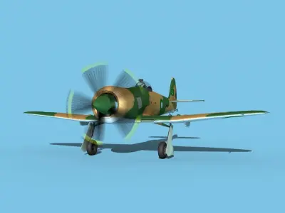 Hawker Sea Fury V18 Pakistan AF 3D model