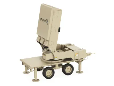 Leonidas High-Power Microwave System Radar 3D model