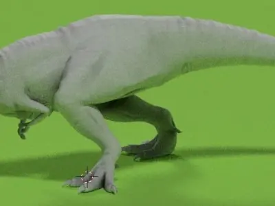 tyrannosaurs jurassic park 3D model