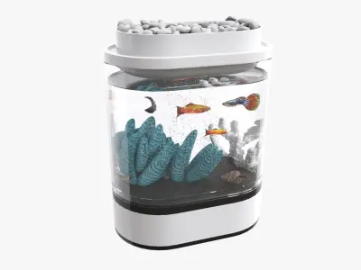 Xiaomi Geometry Mini Lazy Fish Tank 3D model
