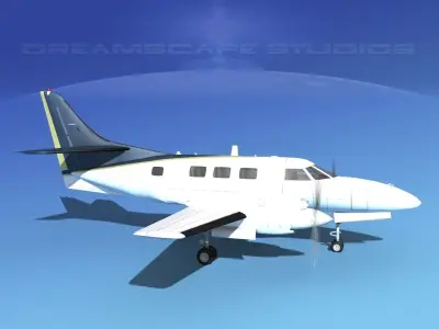 Swearingen SA226-T Merlin III V10 3D model