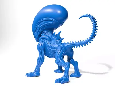 Alien dog 2 3D print model