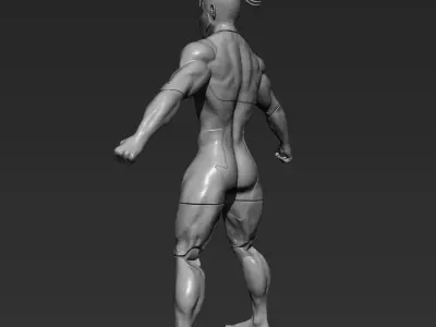 Star Guardian - Masked Superhero 3D Printable Figure 3D print model
