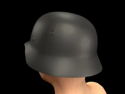 German M40 Stahlhelm 3D model