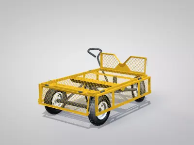 Cargo Cart Mesh 3D model