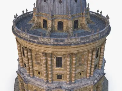 Oxford England Library 3D model