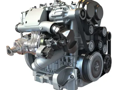 Car Engine - 3D Models 3D model