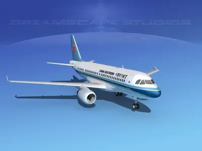 Airbus A319 China Southern 3D model