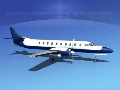 Swearingen SA226 Merlin Airways 3D model