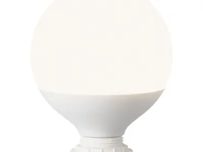 Bulb Set Led Halogen E27 3D model