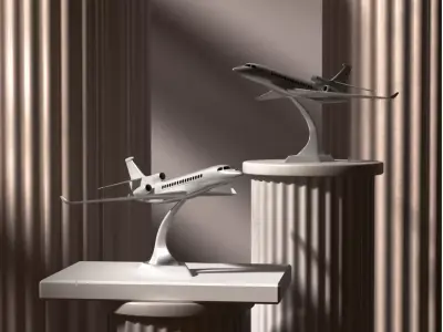 Dassault Falcon 8x - 3D Printing 3D print model