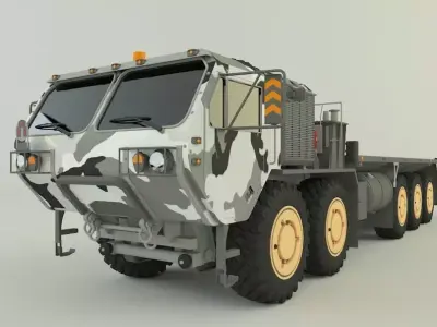 Hemtt A4 Military Container Truck 3D model