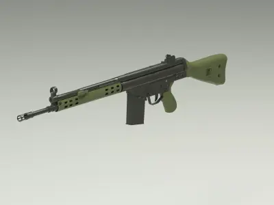 G3 Rifle 3D model 3D model