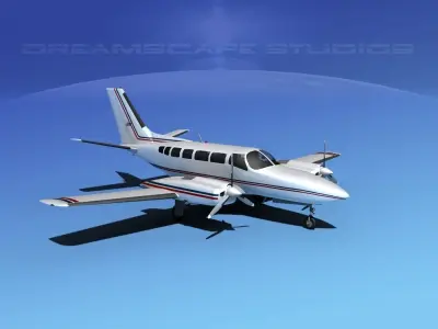 Cessna 404 Titan Corporate 1 3D model