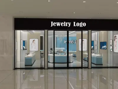 Jewelry Store 01 3D model