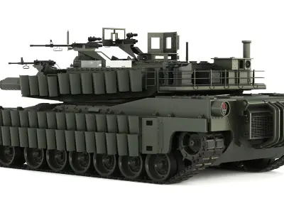 Tank Abrams M1A2 SEP TUSK II 2020 3D model