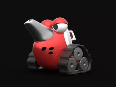 GunBound Armour 3D model